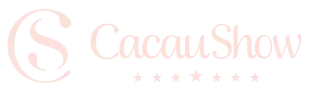 logo cacau show branco png